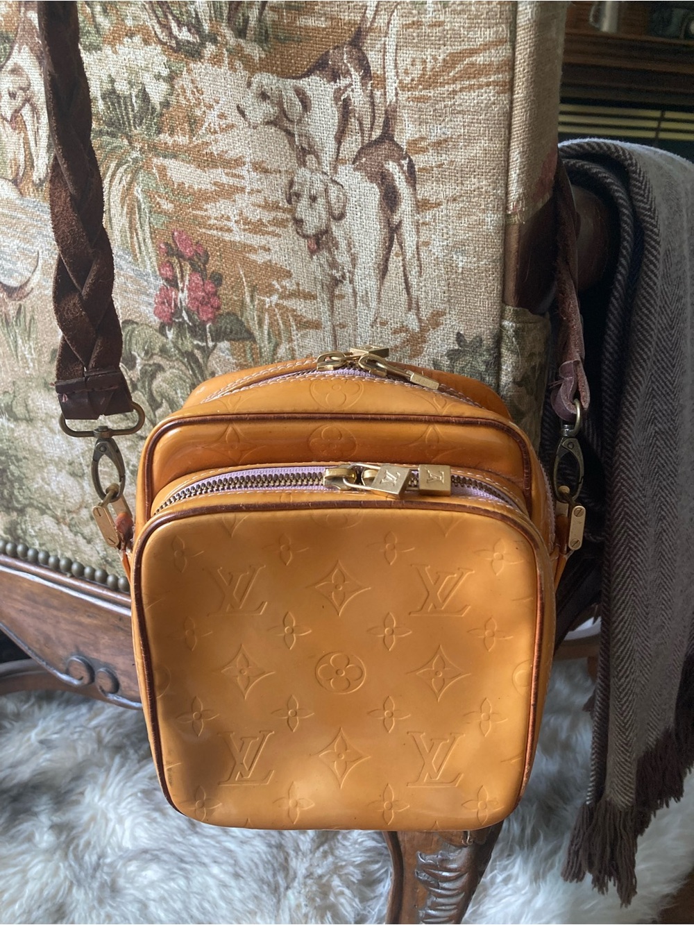 Vintage Louis Vuitton Vernis yellow - Picture 8 of 11